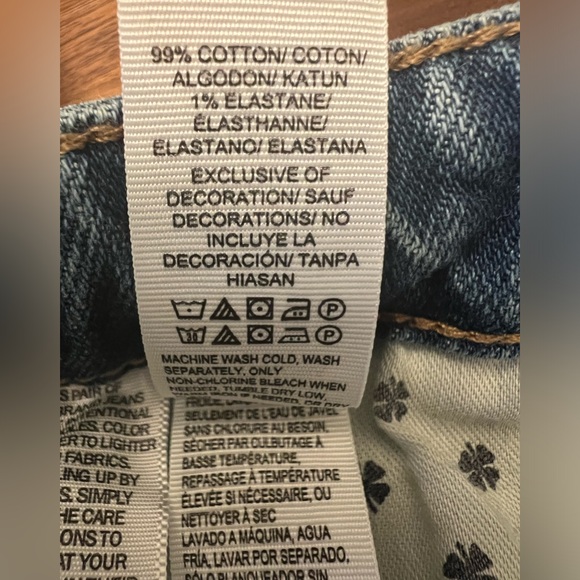 Lucky Brand Sienna Slim Boyfriend Denim Mid Rise Jeans Size 14/32 - Picture 8 of 8